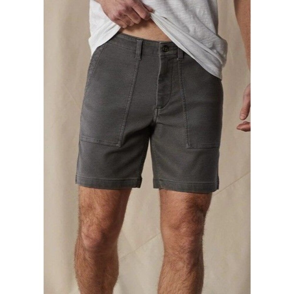 NWT The Normal Brand Men's Comfort Terry Utility Shorts Vintage Shadow Size 40